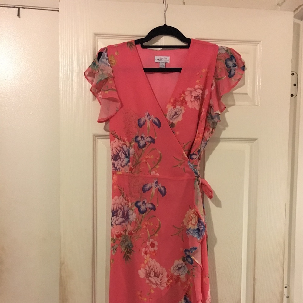 NY&CO Wrap Dress Sweet Pea